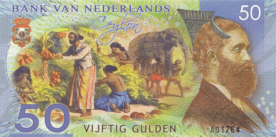 2016 50 VIJFTIG GULDEN NETHERLANDS CEYLON REF 1158 - World Banknotes - Cambridgeshire Coins