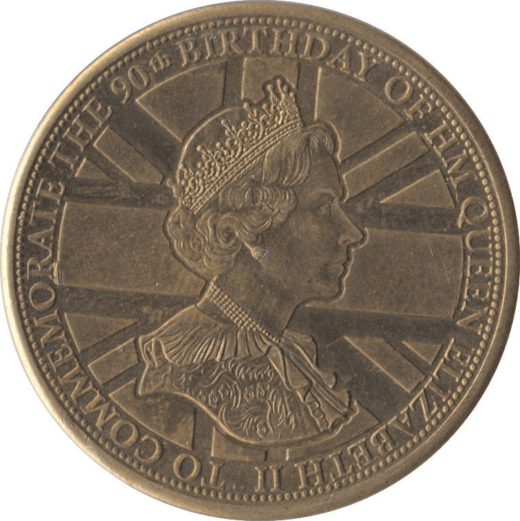 2016 90TH BIRTHDAY QUEEN ELIZABETH II COMMEMORATIVE MEDALLION - MEDALS & MEDALLIONS - Cambridgeshire Coins