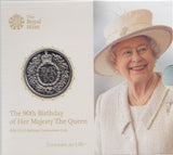 2016 Brilliant Uncirculated £5 Coin Presentation Pack Queens 90th Birthday - £5 BU PACK - Cambridgeshire Coins