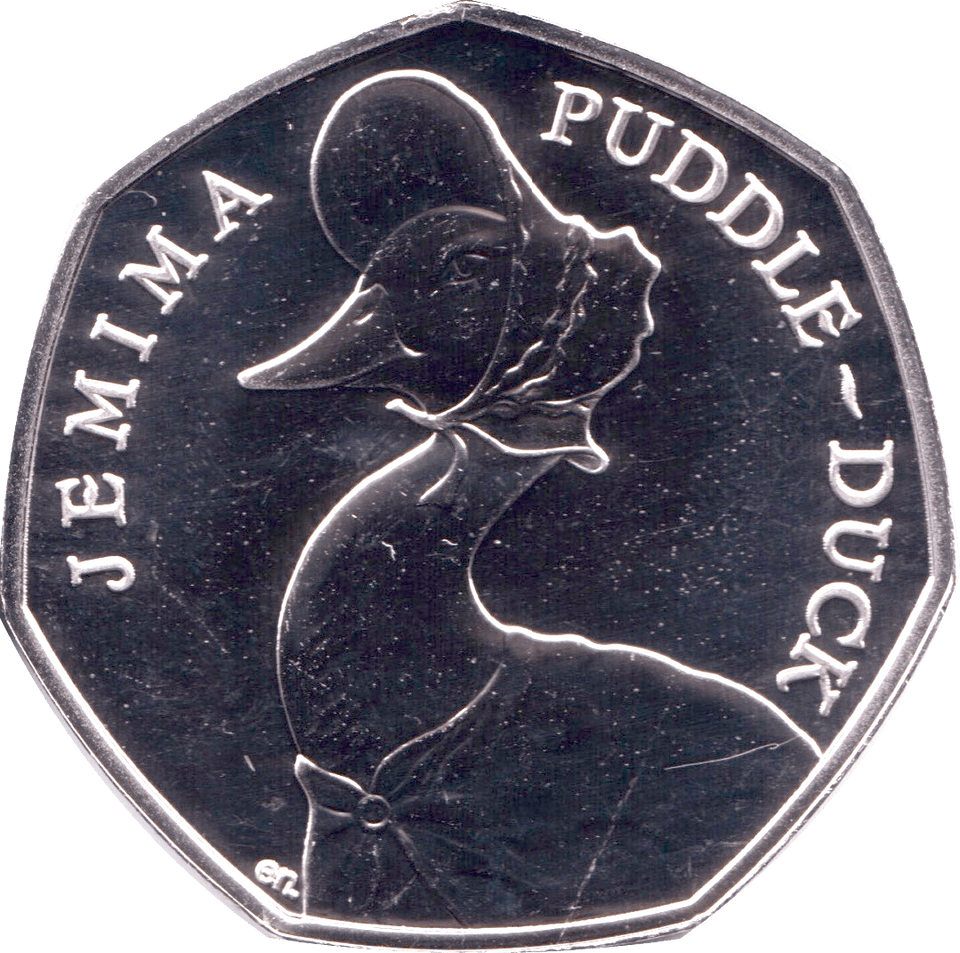 2016 BRILLIANT UNCIRCULATED 50P COIN BEATRIX POTTER JEMIMA PUDDLEDUCK PACK SEALED - 50p BU Pack - Cambridgeshire Coins