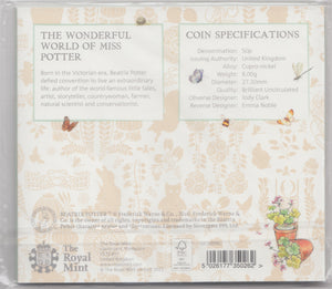 2016 BRILLIANT UNCIRCULATED 50P COIN BEATRIX POTTER PACK SEALED - 50p BU Pack - Cambridgeshire Coins