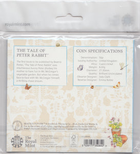 2016 BRILLIANT UNCIRCULATED 50P COIN BEATRIX POTTER PETER RABBIT SEALED - 50p BU Pack - Cambridgeshire Coins