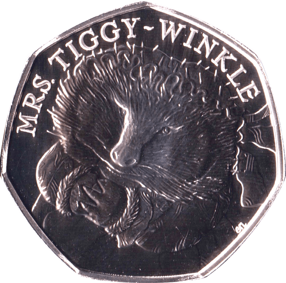 2016 BRILLIANT UNCIRCULATED 50P COIN BEATRIX POTTER TIGGY-WINKLE PACK SEALED - 50p BU Pack - Cambridgeshire Coins