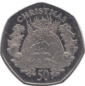 2016 CHRISTMAS 50P CHRISTMAS PUDDING ISLE OF MAN - 50P CHRISTMAS - Cambridgeshire Coins