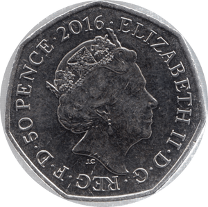 2016 CIRCULATED 50P BEATRIX POTTER 100TH ANNIVERSARY - 50P CIRCULATED - Cambridgeshire Coins