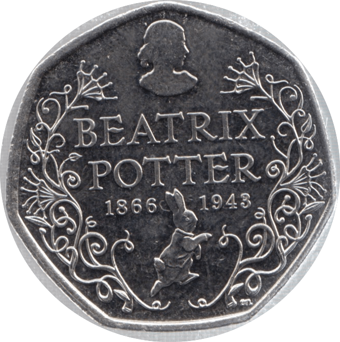 2016 CIRCULATED 50P BEATRIX POTTER 100TH ANNIVERSARY - 50P CIRCULATED - Cambridgeshire Coins