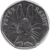 2016 CIRCULATED 50P PETER RABBIT BEATRIX POTTER - 50P CIRCULATED - Cambridgeshire Coins
