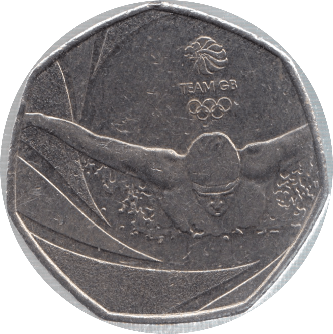 2016 CIRCULATED 50P TEAM GB - 50P CIRCULATED - Cambridgeshire Coins