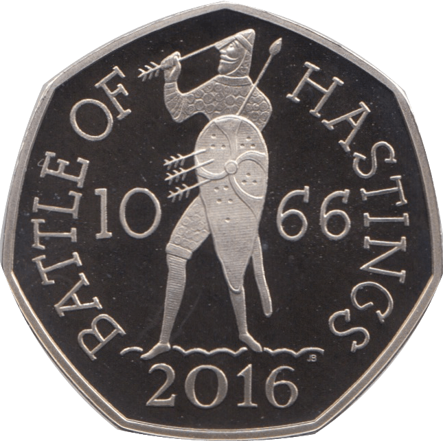 2016 FIFTY PENCE PROOF BATTLE OF HASTINGS - 50p Proof - Cambridgeshire Coins