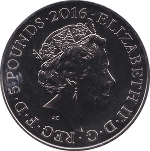 2016 FIVE POUND £5 QUEEN 90TH BIRTHDAY BRILLIANT UNCIRCULATED BU - £5 BU - Cambridgeshire Coins