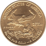 2016 GOLD FIVE DOLLARS USA 1 - Gold World Coins - Cambridgeshire Coins