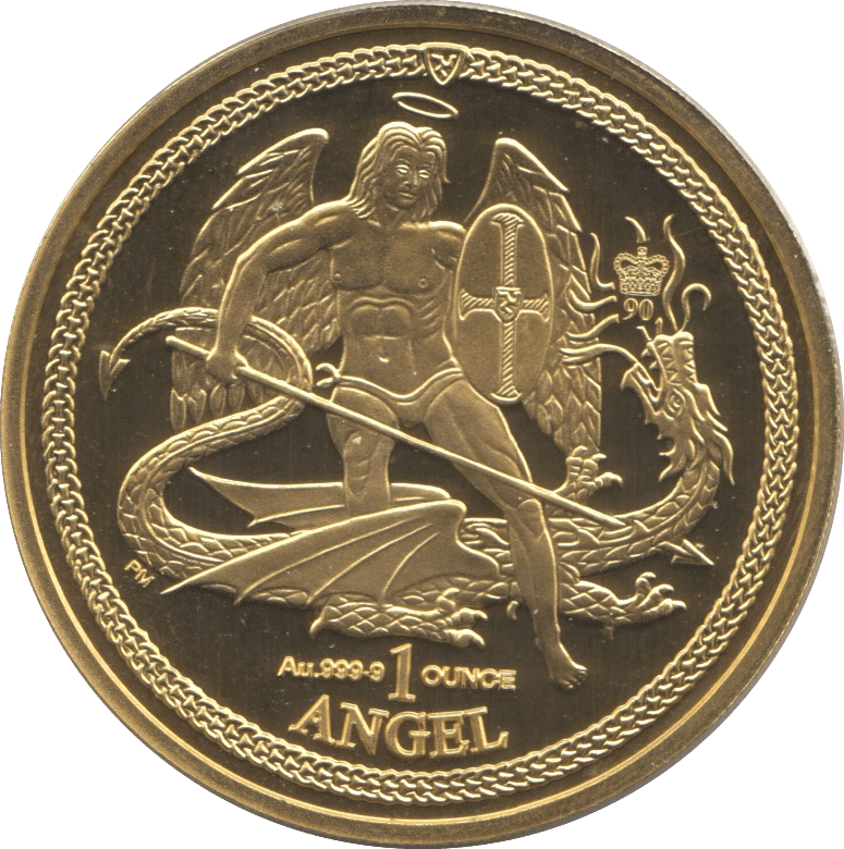 2016 GOLD ONE OUNCE PROOF ISLE OF MAN ANGEL *RARE* - Gold World Coins - Cambridgeshire Coins