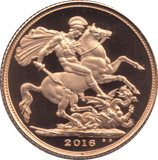 2016 GOLD SOVEREIGN ( PROOF ) - Sovereign - Cambridgeshire Coins