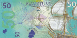 2016 NETHERLANDS-MAURITIUS 50 GULDEN BANKNOTE REF 1517 - World Banknotes - Cambridgeshire Coins