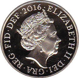 2016 ONE POUND PROOF SHIELD - £1 Proof - Cambridgeshire Coins