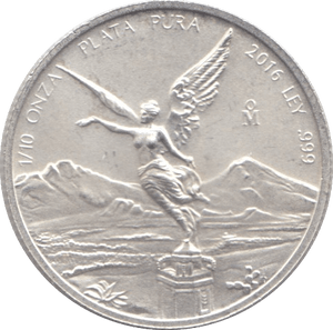 2016 SILVER 1/10 OZ LIBERTAD MEXICO - SILVER WORLD COINS - Cambridgeshire Coins