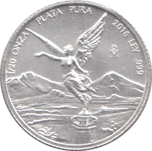 2016 SILVER 1/20 OZ LIBERTAD MEXICO - SILVER WORLD COINS - Cambridgeshire Coins