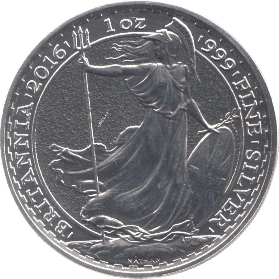 2016 SILVER BRITANNIA ONE OUNCE TWO POUNDS - Cambridgeshire Coins