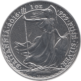 2016 SILVER BRITANNIA ONE OUNCE TWO POUNDS - Cambridgeshire Coins