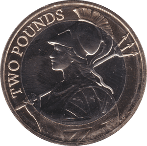 2016 TWO POUND £2 BRITANNIA BRILLIANT UNCIRCULATED BU - £2 BU - Cambridgeshire Coins