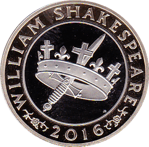2016 TWO POUND £2 PROOF COIN SHAKESPEARE CROWN AND DAGGER - £2 Proof - Cambridgeshire Coins