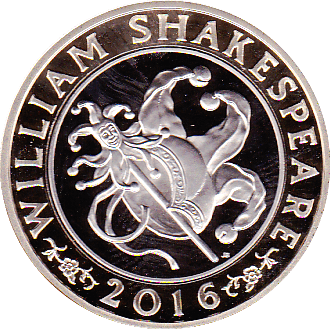 2016 TWO POUND £2 PROOF COIN SHAKESPEARE JESTER - £2 Proof - Cambridgeshire Coins