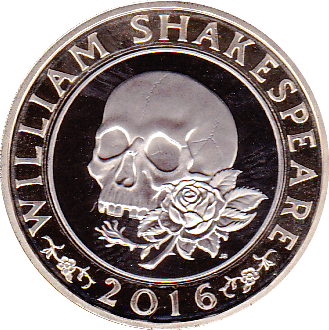 2016 TWO POUND £2 PROOF COIN SHAKESPEARE SKULL - £2 Proof - Cambridgeshire Coins