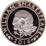 2016 TWO POUND £2 PROOF COIN SHAKESPEARE SKULL - £2 Proof - Cambridgeshire Coins