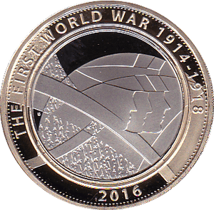 2016 TWO POUND £2 PROOF COIN THE FIRST WORLD WAR - £2 Proof - Cambridgeshire Coins