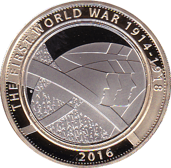 2016 TWO POUND £2 PROOF COIN THE FIRST WORLD WAR - £2 Proof - Cambridgeshire Coins