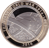 2016 TWO POUND £2 PROOF COIN THE FIRST WORLD WAR - £2 Proof - Cambridgeshire Coins