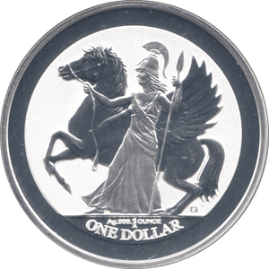 2017 1OZ BRITISH VIRGIN ISLANDS .999 SILVER COIN BU - SILVER WORLD COINS - Cambridgeshire Coins