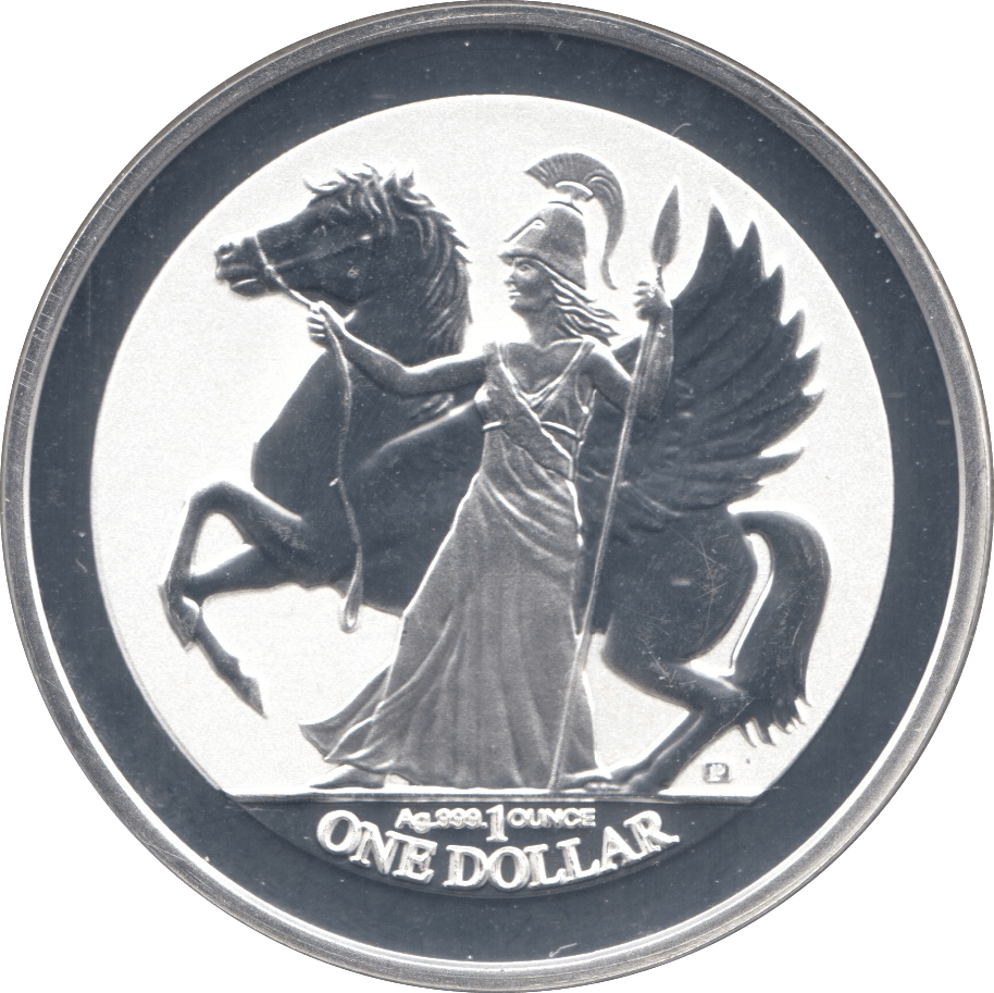 2017 1OZ BRITISH VIRGIN ISLANDS .999 SILVER COIN BU - SILVER WORLD COINS - Cambridgeshire Coins