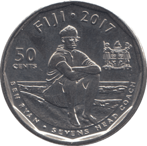2017 50 CENTS FIJI - WORLD COINS - Cambridgeshire Coins