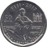 2017 50 CENTS FIJI - WORLD COINS - Cambridgeshire Coins