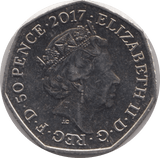 2017 50p THE TALE OF PETER RABBIT COLOURED CIRCULATED BEATRIX COIN - BEATRIX POTTER - Cambridgeshire Coins
