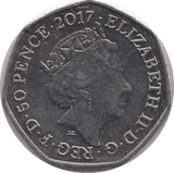 2017 50p TOM KITTEN COLOURED CIRCULATED BEATRIX COIN - BEATRIX POTTER - Cambridgeshire Coins