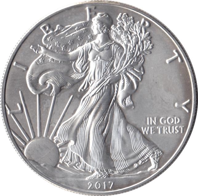 2017 AMERICAN EAGLE SILVER DOLLAR USA - SILVER WORLD COINS - Cambridgeshire Coins