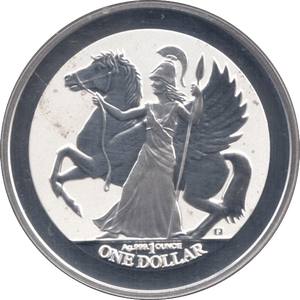 2017 BRITISH VIRGIN ISLANDS BRITANNIA AND PEGASUS .925 SILVER COIN BU - SILVER WORLD COINS - Cambridgeshire Coins
