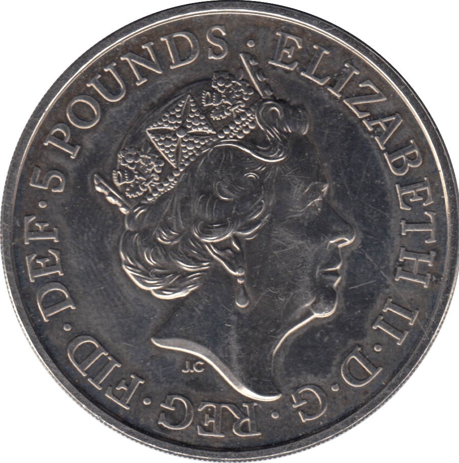 2017 CIRCULATED £5 HOUSE OF WINDSOR COIN - £5 CIRCULATED - Cambridgeshire Coins