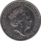 2017 CIRCULATED £5 HOUSE OF WINDSOR COIN - £5 CIRCULATED - Cambridgeshire Coins