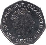2017 CIRCULATED 50P TALE OF PETER RABBIT BEATRIX POTTER - 50P CIRCULATED - Cambridgeshire Coins