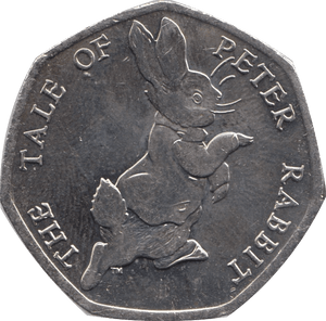 2017 CIRCULATED 50P TALE OF PETER RABBIT BEATRIX POTTER - 50P CIRCULATED - Cambridgeshire Coins
