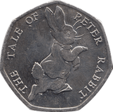 2017 CIRCULATED 50P TALE OF PETER RABBIT BEATRIX POTTER - 50P CIRCULATED - Cambridgeshire Coins