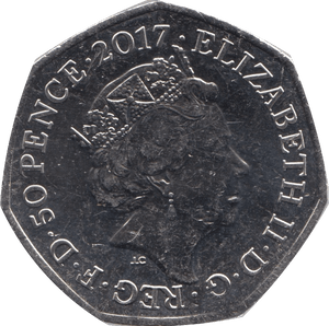 2017 CIRCULATED 50P TOM KITTEN BEATRIX POTTER - 50P CIRCULATED - Cambridgeshire Coins