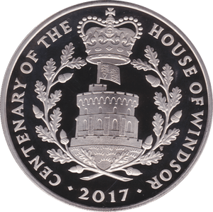 2017 FIVE POUND £5 PROOF COIN HOUSE OF WINDSOR - £5 Proof - Cambridgeshire Coins