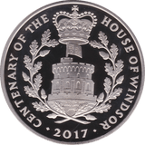 2017 FIVE POUND £5 PROOF COIN HOUSE OF WINDSOR - £5 Proof - Cambridgeshire Coins