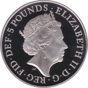 2017 FIVE POUND £5 PROOF COIN HOUSE OF WINDSOR - £5 Proof - Cambridgeshire Coins