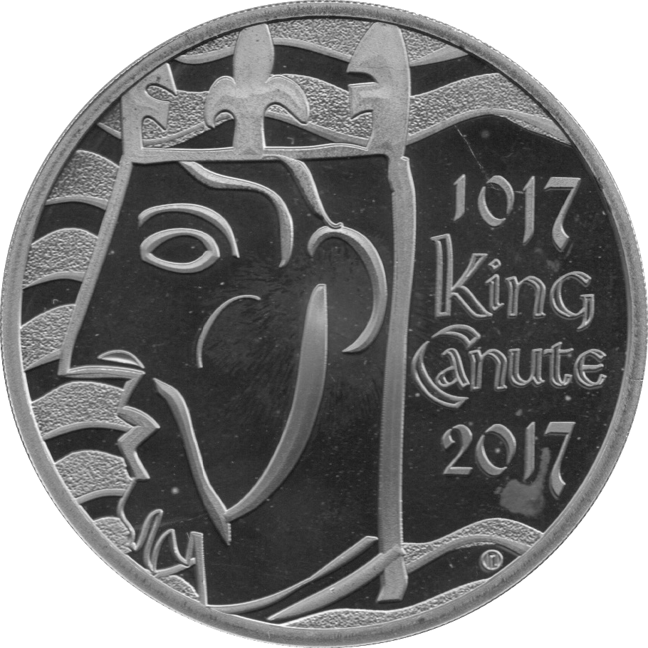 2017 FIVE POUND £5 PROOF COIN KING KANUTE - £5 Proof - Cambridgeshire Coins