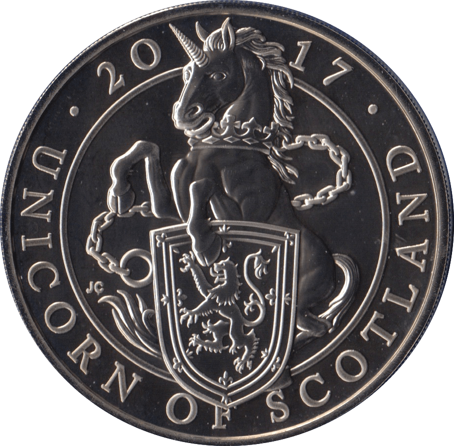 2017 FIVE POUND £5 QUEENS BEASTS UNICORN OF SCOTLAND BRILLIANT UNCIRCULATED BU - £5 BU - Cambridgeshire Coins